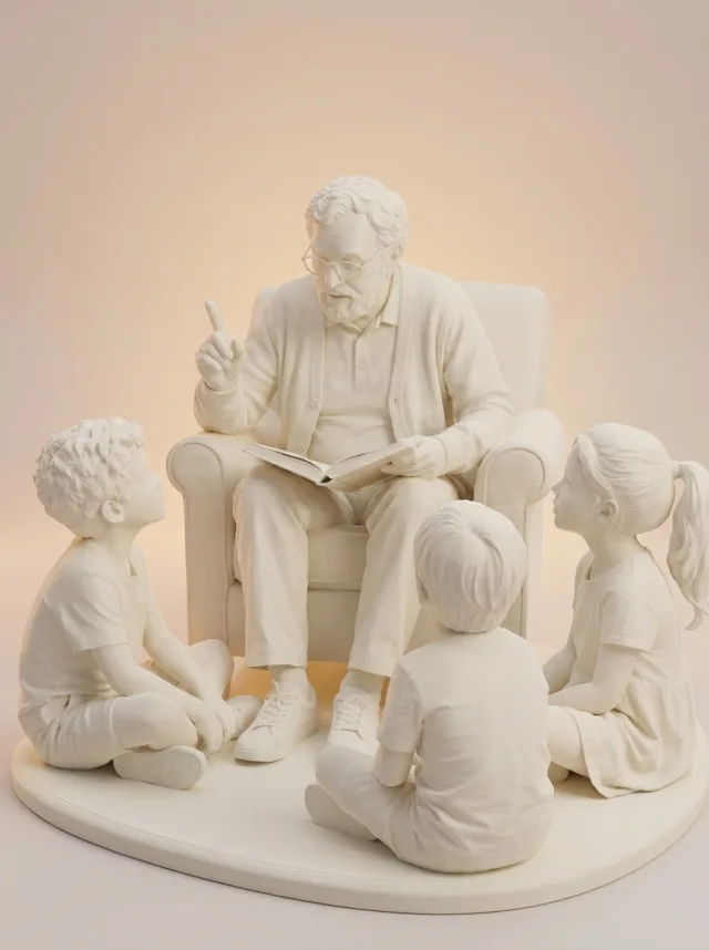 Création 3D ShapeMi · Grand-père